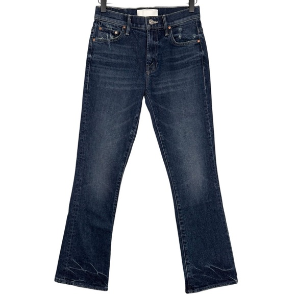 Mother Superior Size 25 The Insider Ankle Jeans in Mile High Bootcut Dark Wash - Picture 3 of 10